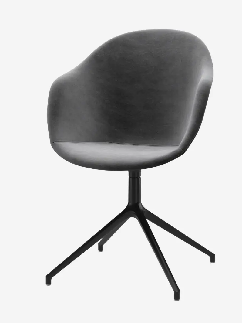 2x Adelaide bucket chairs grey Velvet - 30%